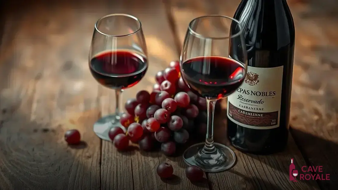Vinho Tinto Chileno Cepas Nobles Reservado Carménère