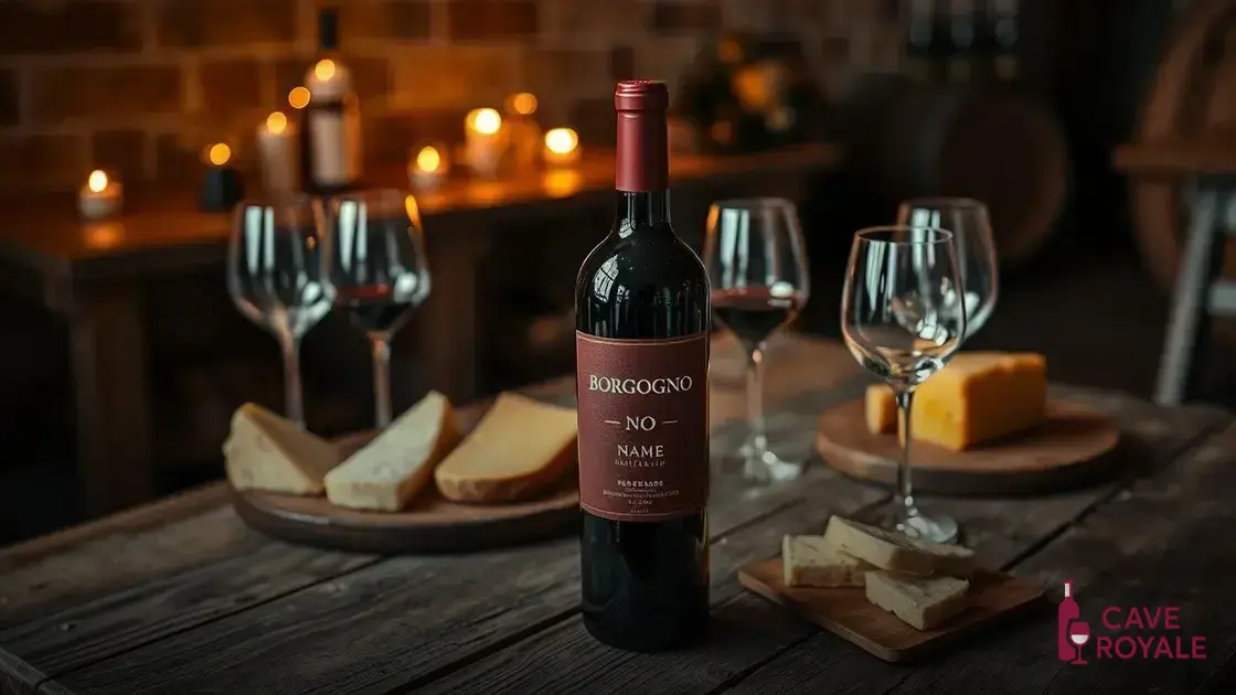 Vinho Tinto Italiano Borgogno No Name