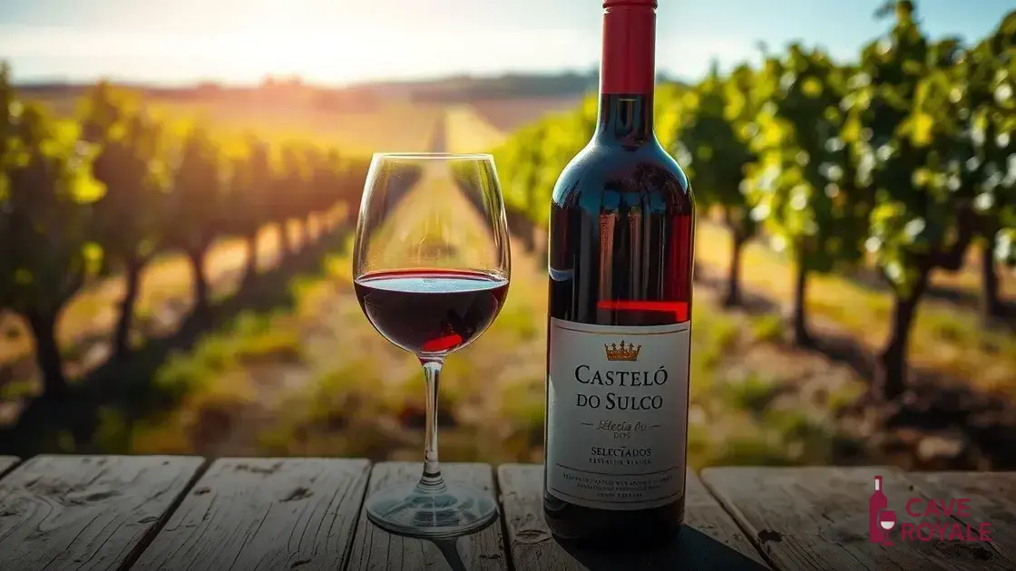 Vinho Tinto Português Castelo Do Sulco Seleção Dos