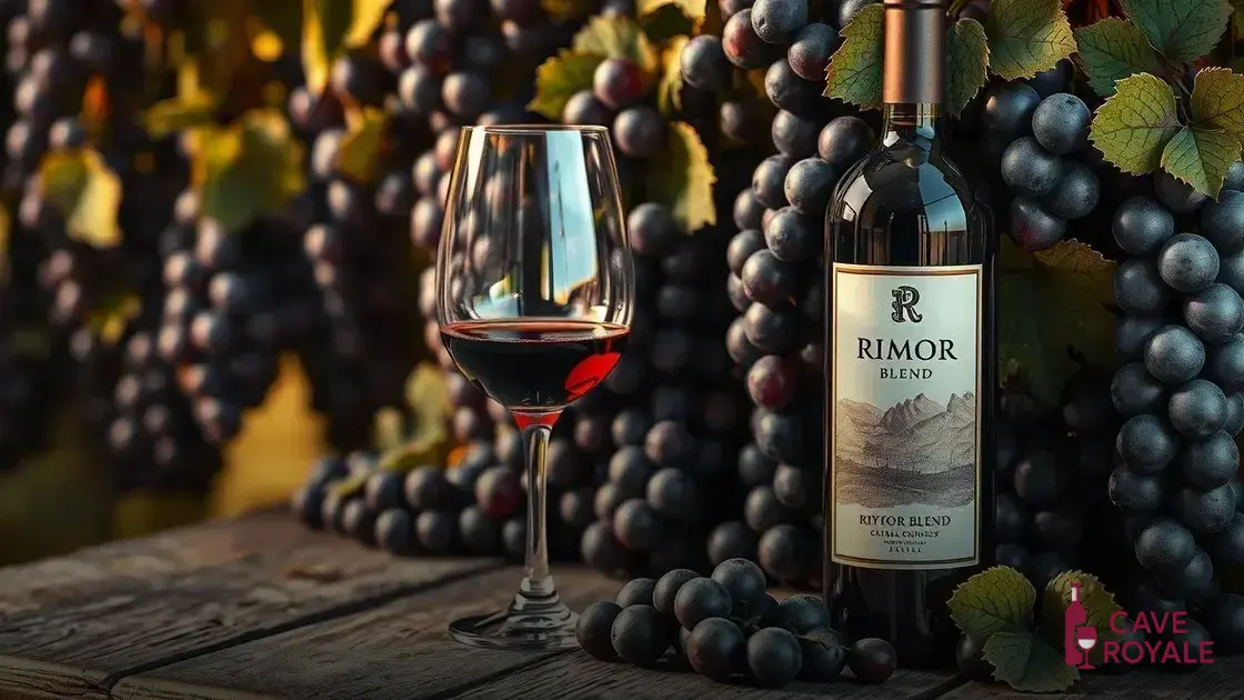 Vinho Tinto Português Rimor Blend