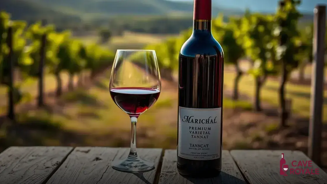 Vinho Uruguaio Marichal Marichal Premium Varietal Tannat