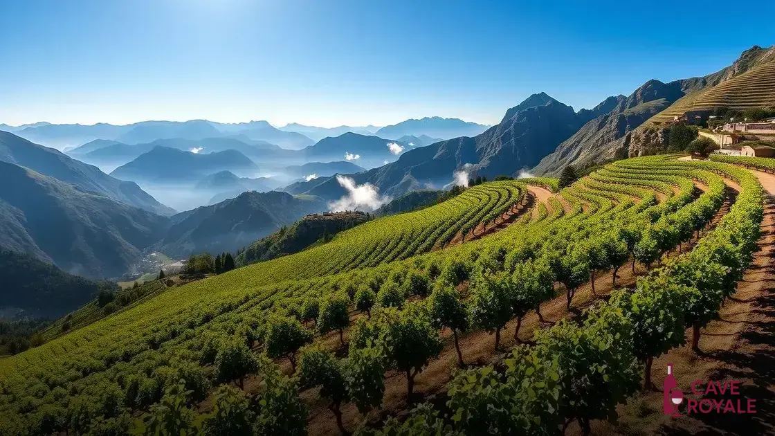 Vinhos de altitude: entenda o que são e as características