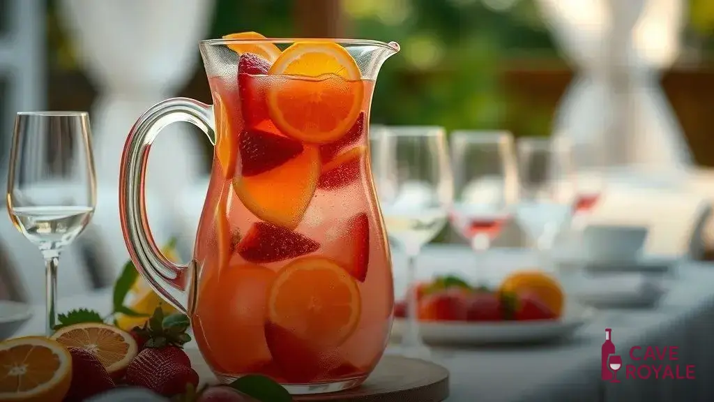 Sangria de espumante rosé: leveza e sofisticação