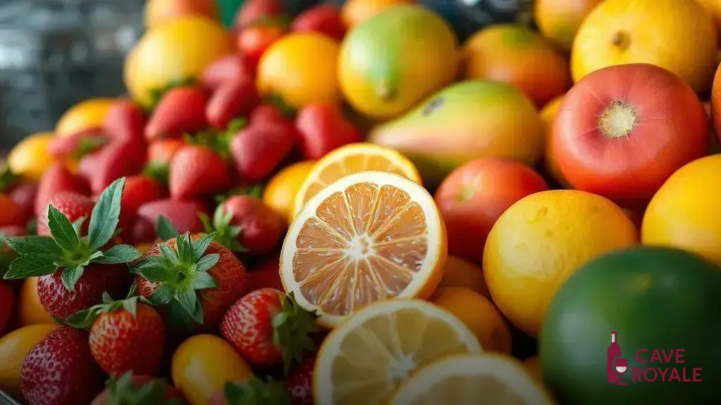 Harmonização com frutas frescas